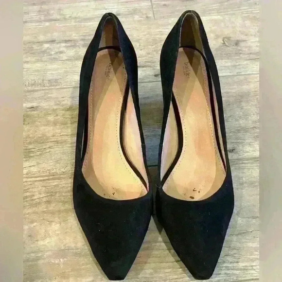 Botkier black suede heels size 11 - Picture 2 of 9